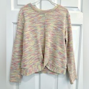 Jumping Beans Pastel Waffle Knit Kids Sweater